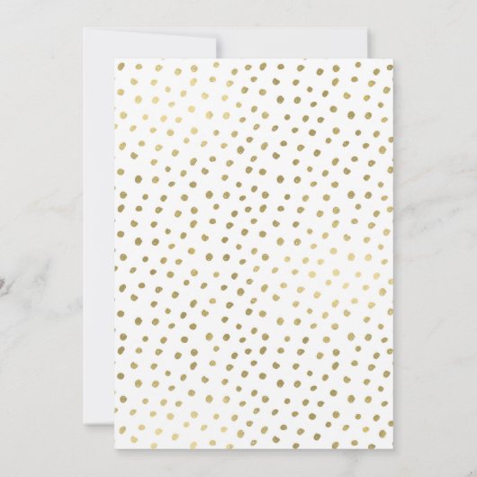 Gold Grad Dankeskarten Ankündigung (Rückseite)