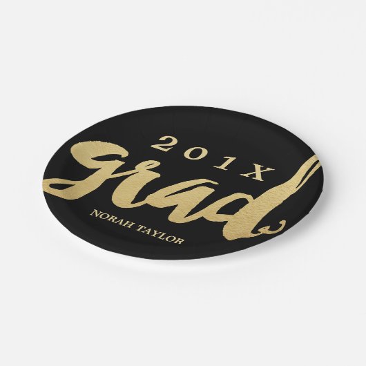 Gold Grad | Teller der Graduierungspartei | Lg Tex (Schrägansicht)