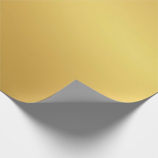 Gold Gradient Mate Wrapping Paper Geschenkpapier (Ecke)