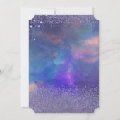 Gold Graduation Cap,Diamonds Abschluss Einladung (Rückseite)