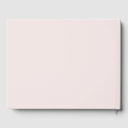 Gold Graduation Cap Minimalistisch Pink Abschluss Gästebuch (Rückseite)