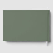 Gold Graduation Party Gästebuch (Rückseite)