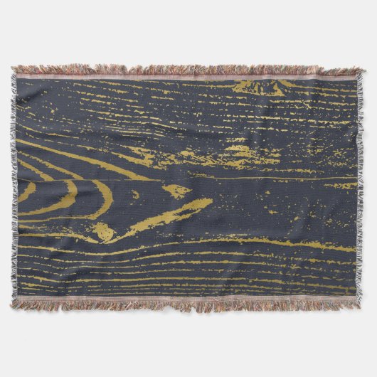 Gold Grain Throw Blanket Decke (Vorderseite)