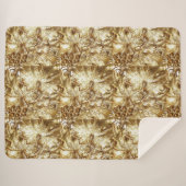 GOLD GRAPE-BLÄTTER SHERPADECKE (Vorderseite (Horizontal))