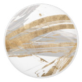 Gold & Grau Keramikknauf (Vorderseite)