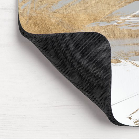 Gold & Grau Mousepad (Ecke)