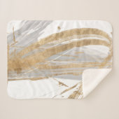 Gold & Grau Sherpadecke (Vorderseite (Horizontal))