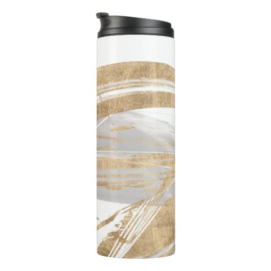 Gold & Grau Thermosbecher (Nach rechts gedreht)