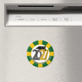 Gold Gray Abschlussjahrgang 2027 Magnet (In Situ (Geschirrspüler))