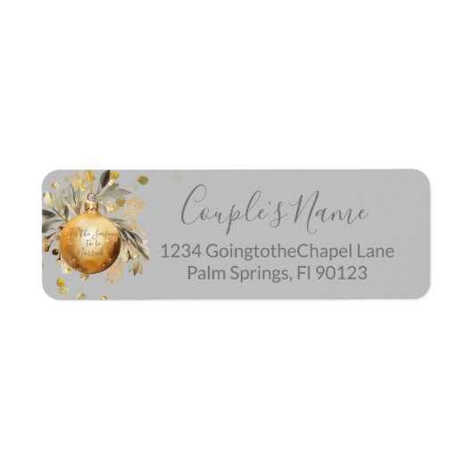 Gold Gray Christmas (Vorne)