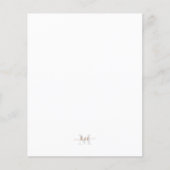 Gold & Gray Monogram Script Couple Stationery (Vorderseite)