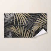 Gold Gray Palm Blätter Dream - Cali Summer Vibes # Badhandtuch Set (Handtuch)