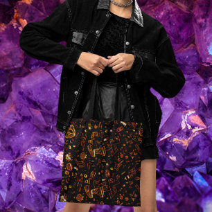 Gold Green Black Groovy Tasche