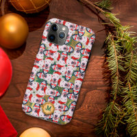 Gold Green Bull Terrier Niedlicher Hund Weihnachte