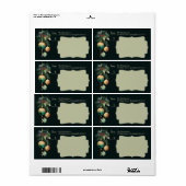 Gold Green Christmas Ornaments Shipping (Vorne)