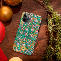 Gold Green Corgi Niedlich Dog Weihnachten