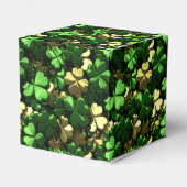 Gold Green Kleeblatts Geschenkschachtel (Rückseite)