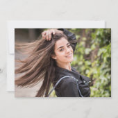 Gold Green Modern Nursing School Abschluss Dankeskarte (Rückseite)