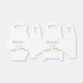 Gold Greenery Watercolor Vielen Dank für Ihre Unte Geschenkschachtel (Ungefaltet)