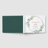 Gold Greenery Wedding Gästebuch (Voll)