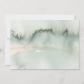 Gold Greenery Wedding Vielen Dank Foto Dankeskarte (Rückseite)