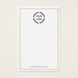 Gold grenzt das benutzerdefinierte Logo an