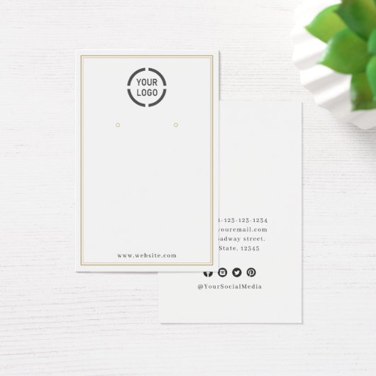 Gold grenzt das benutzerdefinierte Logo an (Schreibtisch)