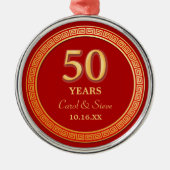 Gold griechische Key Frame 50 Jahre alt Ornament Aus Metall (Vorne)
