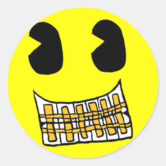Gold Grill Sticker (Vorderseite)