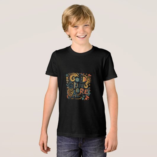 Gold Grins Galore Tri-Blend Shirt (Vorderseite voll)
