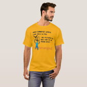 Gold - Großvaters Worte - Bumerang T-Shirt (Vorne ganz)