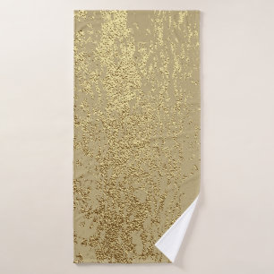 Gold-Grunge-Textur zur Erzeugung von Not leidenden Badehandtuch