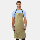 Gold-Grunge-Textur zur Erzeugung von Not leidenden Schürze (Getragen)