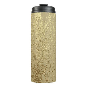 Gold-Grunge-Textur zur Erzeugung von Not leidenden Thermosbecher