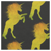Gold Grunge Unicorn Stoff (Nahaufnahme)