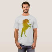 Gold Grunge Unicorn T-Shirt (Vorne ganz)