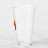 Gold GRYFFINDOR™ Crowned Wappen Glas (Links)