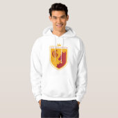 Gold GRYFFINDOR™ Crowned Wappen Hoodie (Vorne ganz)