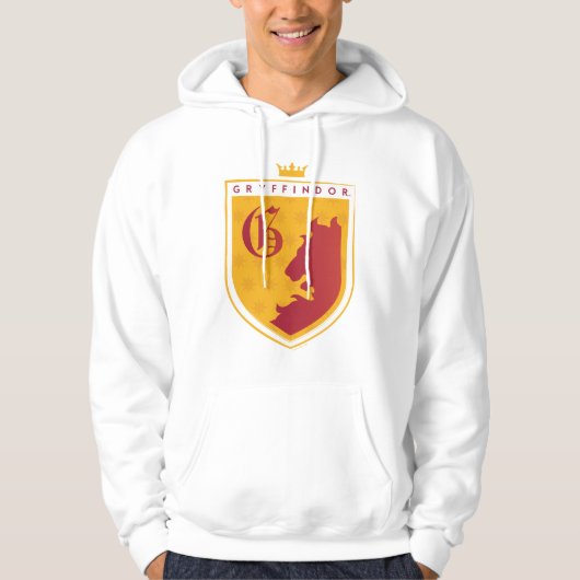 Gold GRYFFINDOR™ Crowned Wappen Hoodie (Vorderseite)