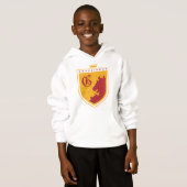 Gold GRYFFINDOR™ Crowned Wappen Hoodie (Vorne ganz)