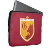 Gold GRYFFINDOR™ Crowned Wappen Laptopschutzhülle (Vorne Rechts)