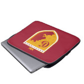 Gold GRYFFINDOR™ Crowned Wappen Laptopschutzhülle (Vorne Knopf)
