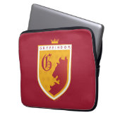 Gold GRYFFINDOR™ Crowned Wappen Laptopschutzhülle (Vorderseite Links)