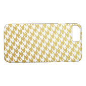 Gold Hahnentrittmuster Pattern iPhone 7 Fall Case-Mate iPhone Hülle (Rückseite (Horizontal))