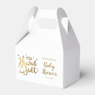 Gold Halo Heaven Sent Baby Dusche Geschenkschachtel