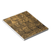 Gold Handy Icons Notizblock (angewinkelt)
