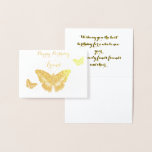 Gold Happy Birthday Friend Foil Card Folienkarte<br><div class="desc">Gold Happy Birthday Friend Foil Card mit der Meldung in der Rubrik "Herzlichen Glückwunsch zum besten Geburtstag für ein ganz neues Jahr". Diese Nachricht kann leicht geändert werden,  um eine eigene persönliche Touch hinzuzufügen.</div>