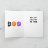 Gold Happy Halloween Card Karte (Innenseite)