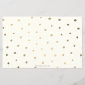 Gold Happy Holidays Foto Holiday Card (Rückseite)