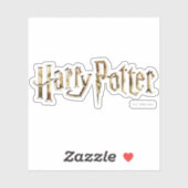 Gold Harry Potter Logo Aufkleber (Blatt)